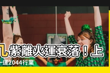 【上元一運2044行業】九紫離火運衰落！上元一運2044行業曝光！