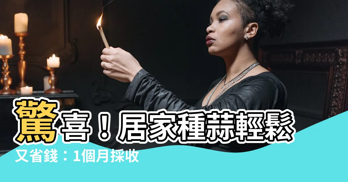 【種蒜】驚喜！居家種蒜輕鬆又省錢：1個月採收蒜苗、半年後收成蒜頭！