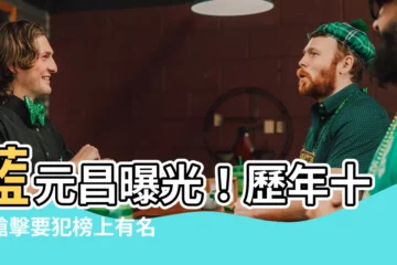 【藍元昌】藍元昌曝光！歷年十大槍擊要犯榜上有名，驚悚犯行一次看