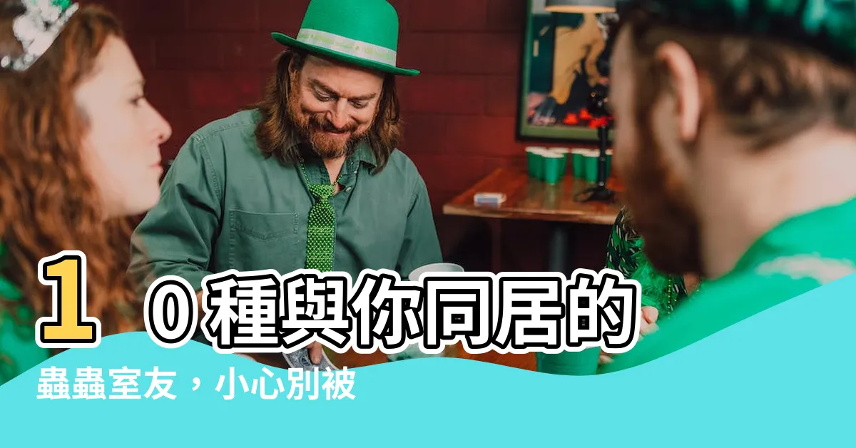 【蟲子】10 種與你同居的蟲蟲室友，小心別被偷襲！