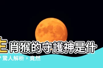 【生肖猴的守護神】生肖猴的守護神是什麼？驚人解析，竟然是神通廣大的大日如來！