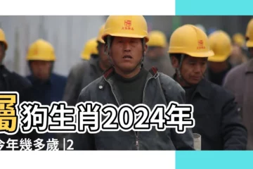 【十二生肖的狗年運程】屬狗生肖2024年份今年幾多歲 |2024屬狗生肖年齡對照表 |屬狗性格特質 |