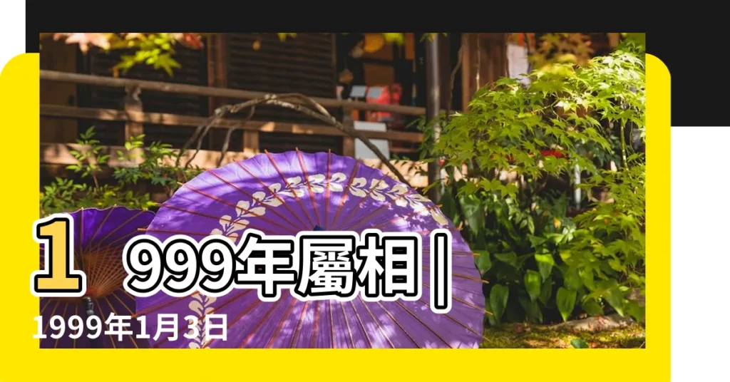 1999年屬相 |1999年1月3日屬什麼生肖 |1999 |【1999生肖月份表】
