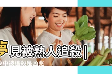 【夢見被熟人追殺到處躲】夢見被熟人追殺 |在夢中被追殺是凶兆嗎 |夢境解讀師 |