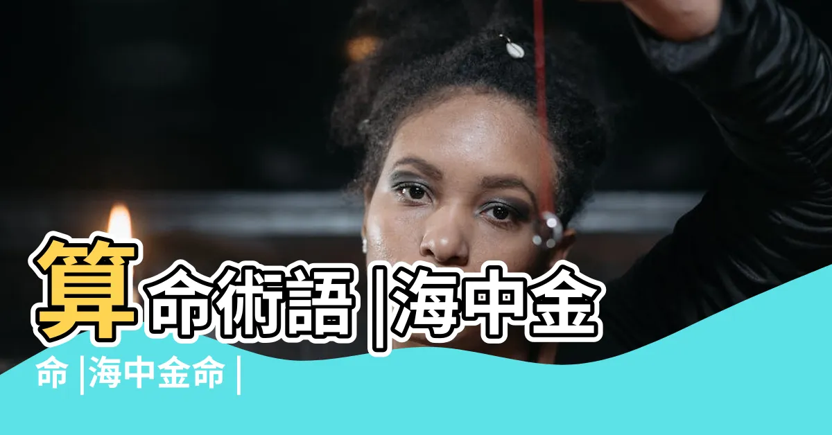 【海中金】算命術語 |海中金命 |海中金命 |