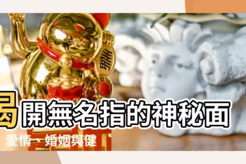 【無名指】揭開無名指的神秘面紗：愛情、婚姻與健康