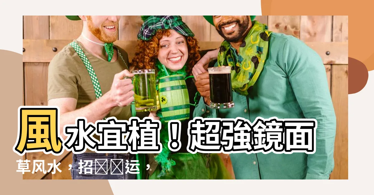【鏡面草風水】風水宜植！超強鏡面草風水，招財開運，提升友誼！