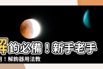 【解鈎器用法】解鈎必備！新手老手適用！解鈎器用法教學