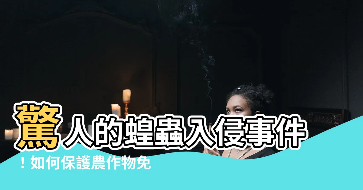 【蝗蟲】驚人的蝗蟲入侵事件！如何保護農作物免受威脅？