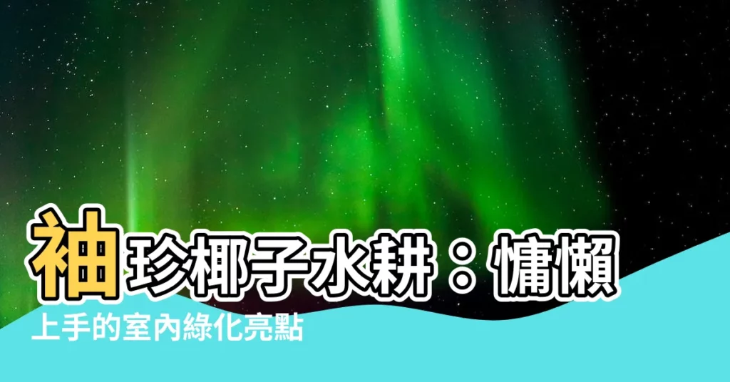 【袖珍椰子 水耕】袖珍椰子水耕：慵懶上手的室內綠化亮點！