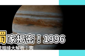 【1996 屬】獨家揭密！1996屬鼠姻緣大解析：完美配偶和最佳結婚年齡