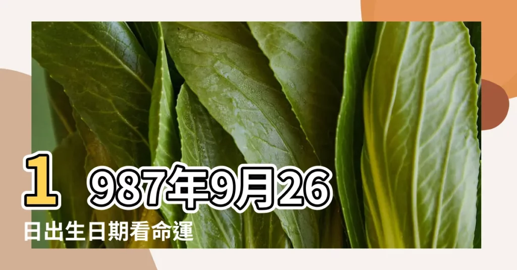 1987年9月26日出生日期看命運 |1987年9月26日農曆多少號 |公曆1987年9月26日是農曆幾月幾號 |【1987年9月26陰曆多少號】