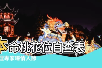 【屬馬人的本命桃花位】本命桃花位自查表 |命理專家曝情人節 |你想知道的都在這裡了 |
