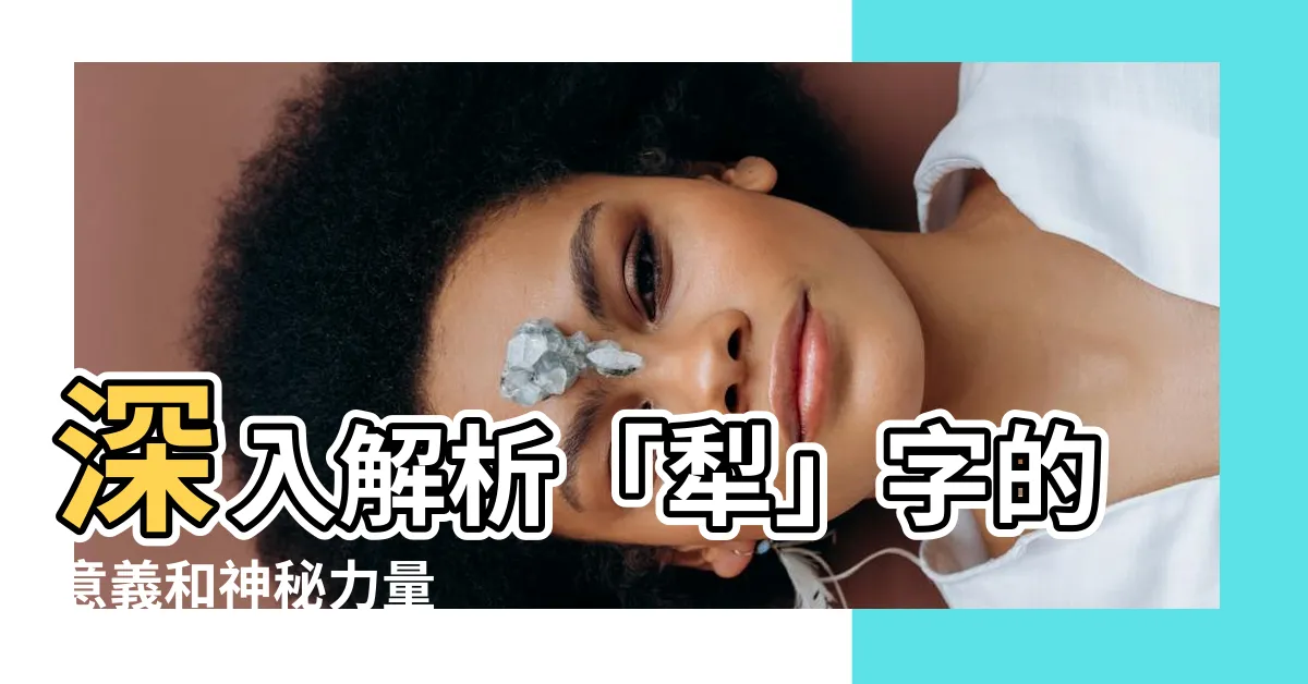 【犁意思】深入解析「犁」字的意義和神秘力量