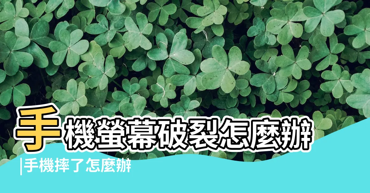 【手機螢幕碎裂】手機螢幕破裂怎麼辦 |手機摔了怎麼辦 |手機螢幕裂掉還繼續用 |