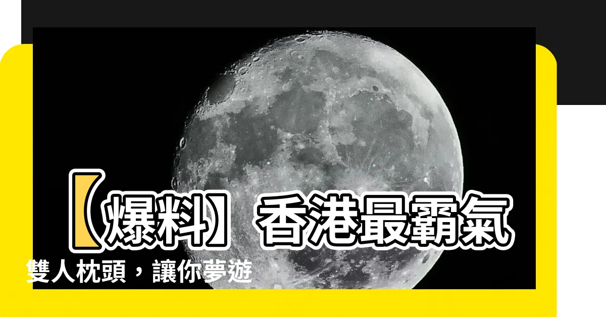 【雙人枕頭香港】【爆料】香港最霸氣雙人枕頭，讓你夢遊時與情人共枕眠！