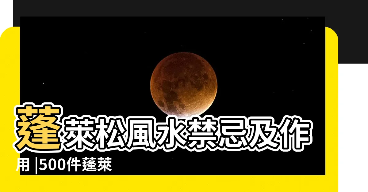 【蓬萊松盆栽】蓬萊松風水禁忌及作用 |500件蓬萊松盆 |助您順風又順水 |