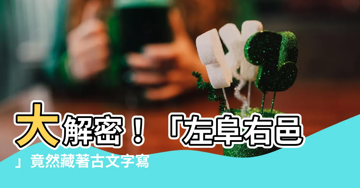 【左阜右邑意思】大解密！「左阜右邑」竟然藏著古文字寫法和分辨技巧