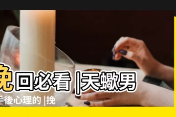 【天蠍男對前任冷漠】挽回必看 |天蠍男分手後心理的 |挽回必看 |