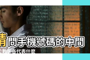 【查手機號後幾位數字】請問手機號碼的中間四位數字各代表什麼意思 |手機號碼中間四位查詢 |如何使用手機前幾位數合後幾位數查詢這個號碼是多少 |