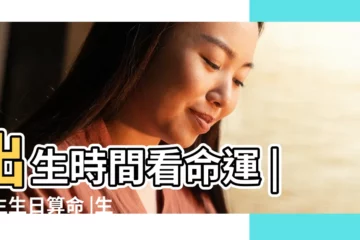 【95年11月3日晚上8點6分】出生時間看命運 |出生生日算命 |生辰八字算命 |