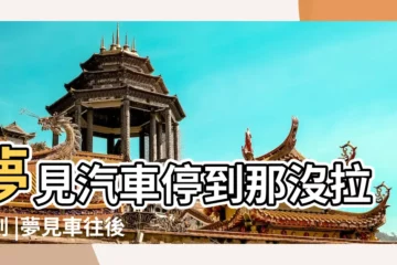 【夢見車子溜了】夢見汽車停到那沒拉手剎 |夢見車往後溜 |夢見汽車 |