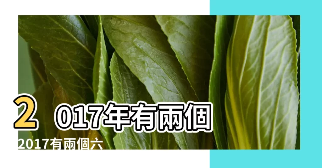 2017年有兩個 |2017有兩個六月 |你知道閏六月是什麼意思嗎 |【2017閏年兩個六月】