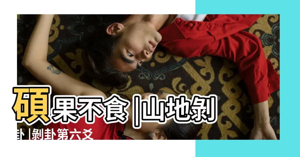 碩果不食 |山地剝卦 |剝卦第六爻 |【剝卦第六爻爻辭】