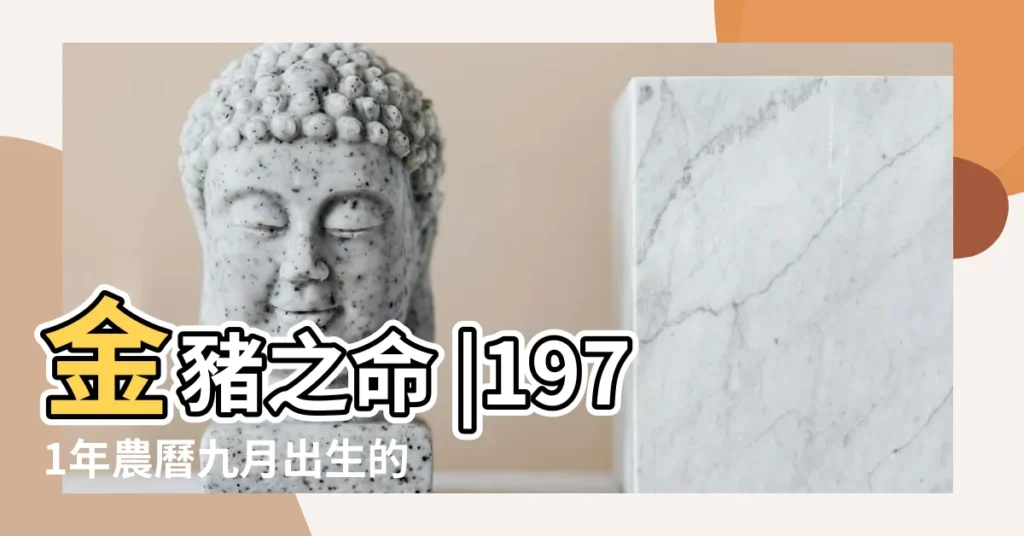 金豬之命 |1971年農曆九月出生的人是什麼命 |1971年是什麼命 |【農曆1971年什麼命格】