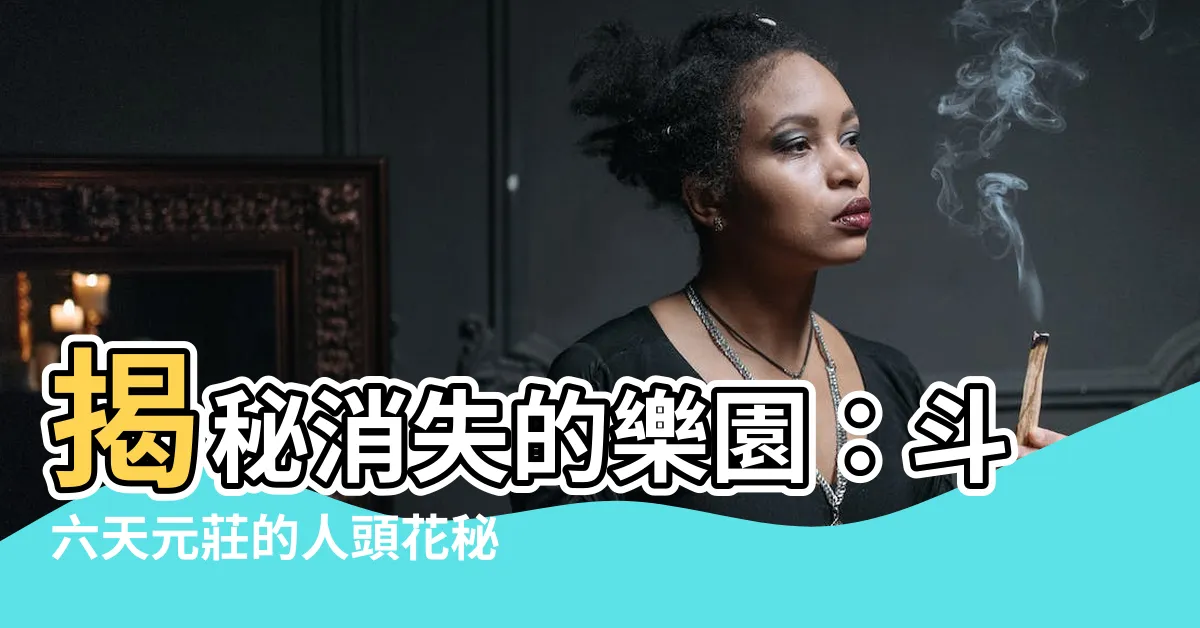 【斗六天元莊人頭花】揭秘消失的樂園：斗六天元莊的人頭花秘密