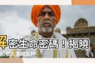 【6號人五行】解密生命密碼！揭曉你的6號人潛藏五行屬性