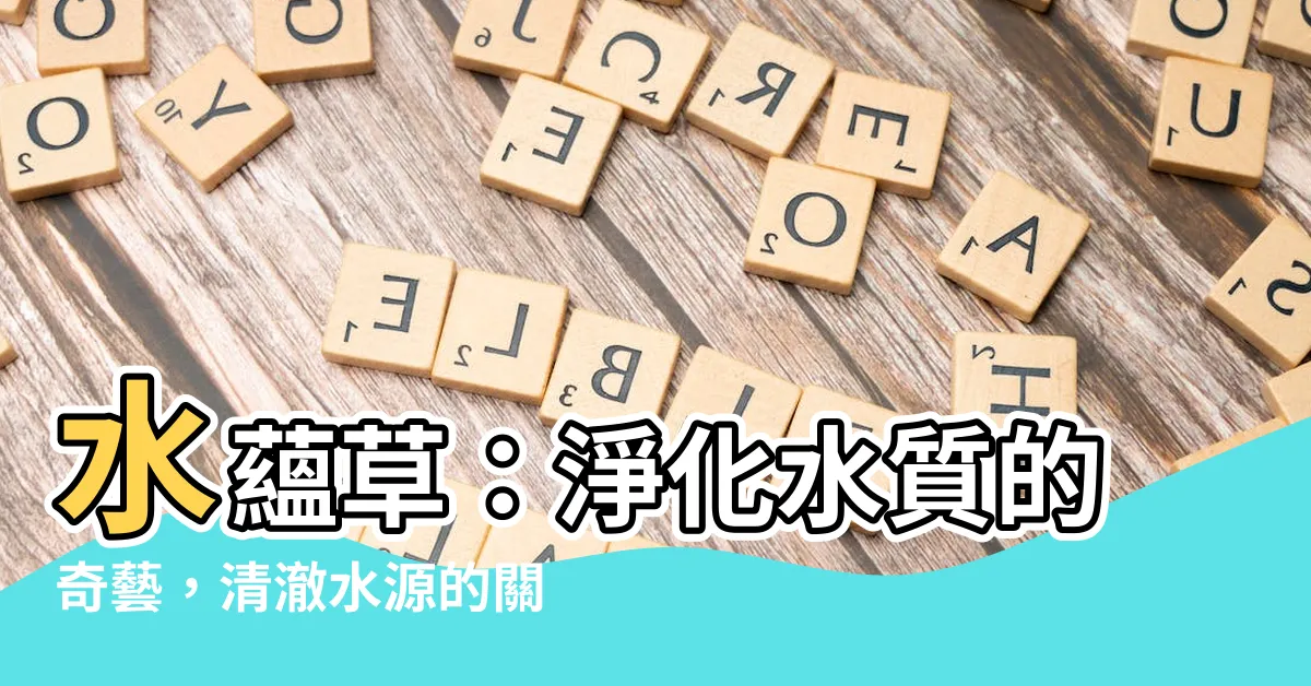 【水藴草淨化水質】水藴草：淨化水質的奇藝，清澈水源的關鍵！