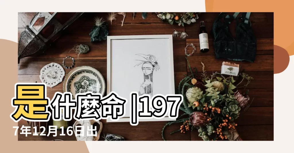 是什麼命 |1977年12月16日出生的人生辰八字測算 |1977年12月16日出生的人命好嗎 |【陰曆1977年12月16日出生如何】