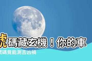 【車牌號碼測吉兇】號碼藏玄機！你的車牌號碼竟能測吉凶禍福？