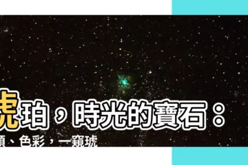 【琥珀顏色】琥珀，時光的寶石：種類、色彩，一窺琥珀的神秘之美