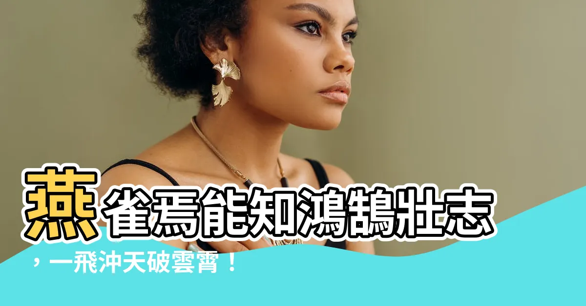 【燕雀安知鴻鵠之志哉】燕雀焉能知鴻鵠壯志，一飛沖天破雲霄！
