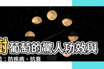 【樹葡萄的功效與禁忌】樹葡萄的驚人功效與禁忌：防疾病、抗衰老，但需注意！