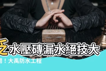 【泛水壓磚】泛水壓磚漏水絕技大公開！大禹防水工程幫你安心過好年！