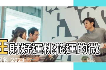 【旺感情的網名】旺財好運桃花運的微信網名 |2023非常旺運又旺財男人網名 |異性緣旺的名字 |