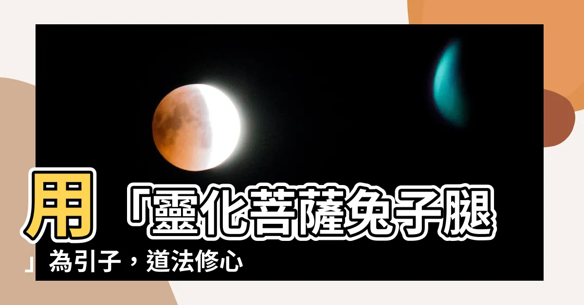 【靈化菩薩兔子腿】用「靈化菩薩兔子腿」為引子，道法修心盡在其中