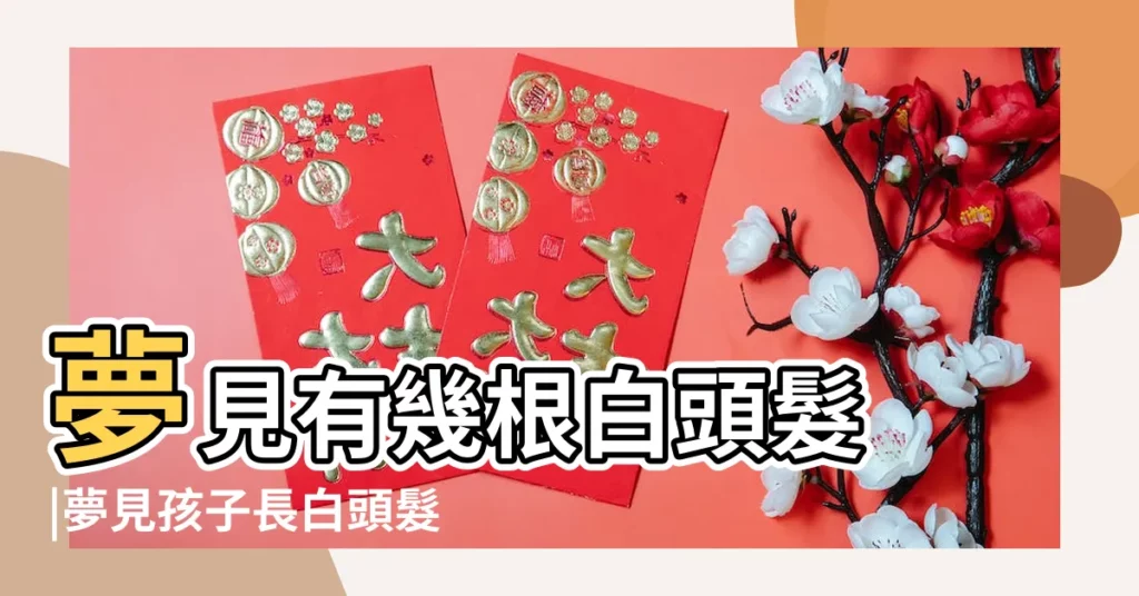 夢見有幾根白頭髮 |夢見孩子長白頭髮 |夢見小孩頭上長白髮含義周公解夢 |【夢見兒子長了幾根白頭髮】
