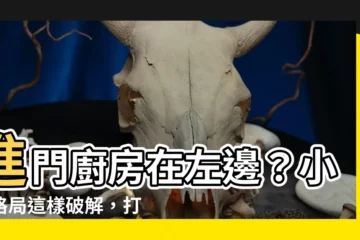 【進門廚房在左邊】進門廚房在左邊？小宅格局這樣破解，打破風水禁忌