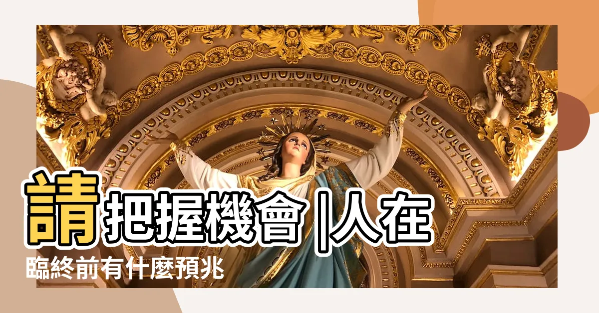 【人要走的前兆】請把握機會 |人在臨終前有什麼預兆 |瀕死前出現的徵兆 |