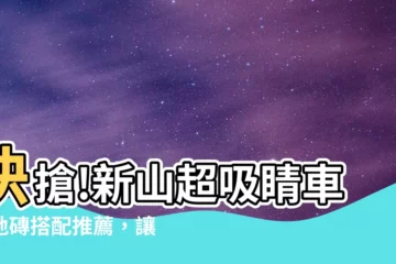 【車房地磚搭配】快搶!新山超吸睛車房地磚搭配推薦，讓你家裝潢化身IG打卡熱點