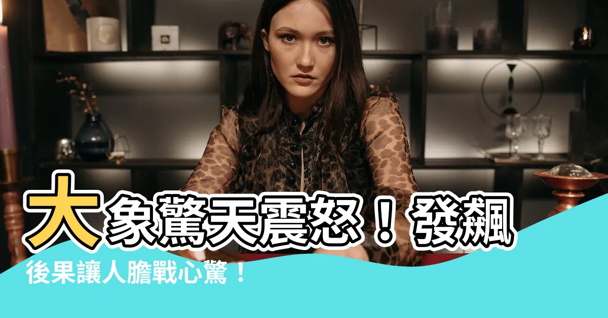 【大象生氣】大象驚天震怒！發飆後果讓人膽戰心驚！