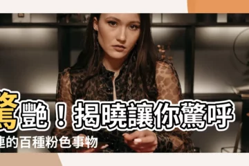 【粉色的東西】驚艷！揭曉讓你驚呼連連的百種粉色事物