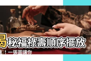 【福祿壽順序】揭秘福祿壽順序擺放玄機 ！一張圖讓你招財避小人