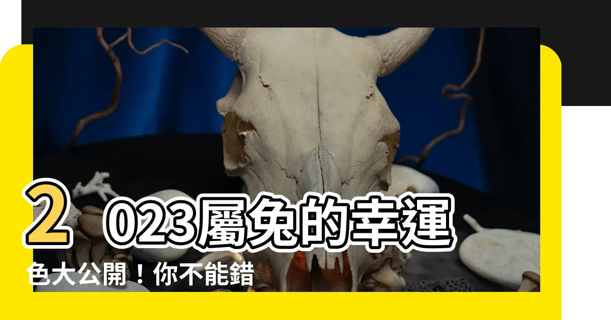 【屬兔的幸運色】2023屬兔的幸運色大公開！你不能錯過這3種顏色！