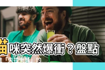 【貓一直跑來跑去】貓咪突然爆衝？盤點貓皇「失控衝鋒」的背後秘密
