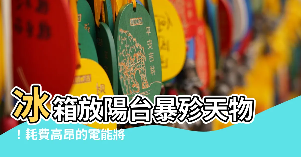 【冰箱放陽台耗電】冰箱放陽台暴殄天物！耗費高昂的電能將讓你感到驚訝！